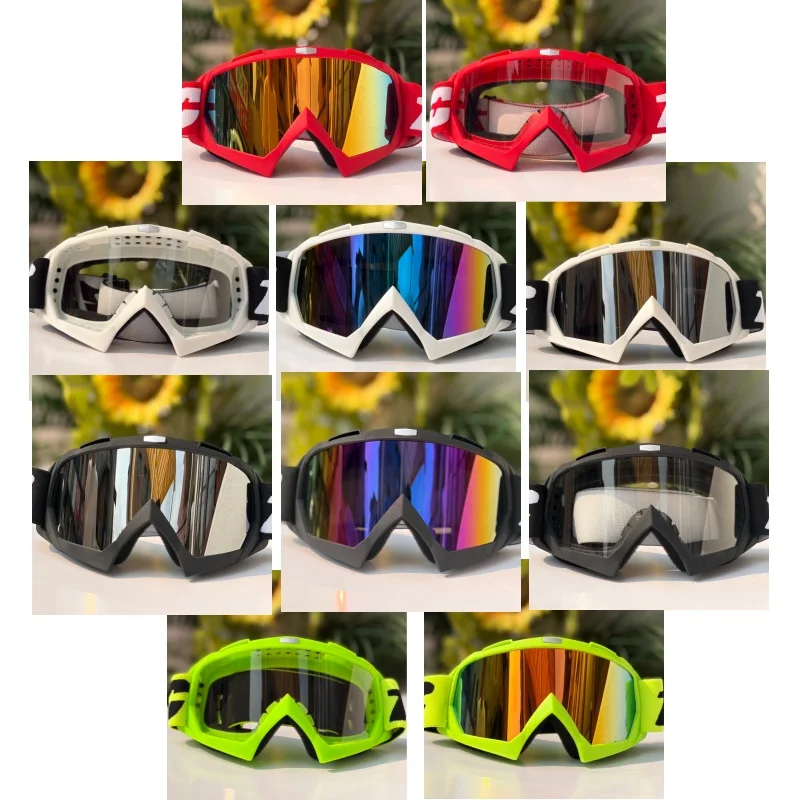 Elastic Strap Protective Eyewear Anti Dust Wind Motocross Racing Goggles Mountain Biking ATV Offroad Equipment
