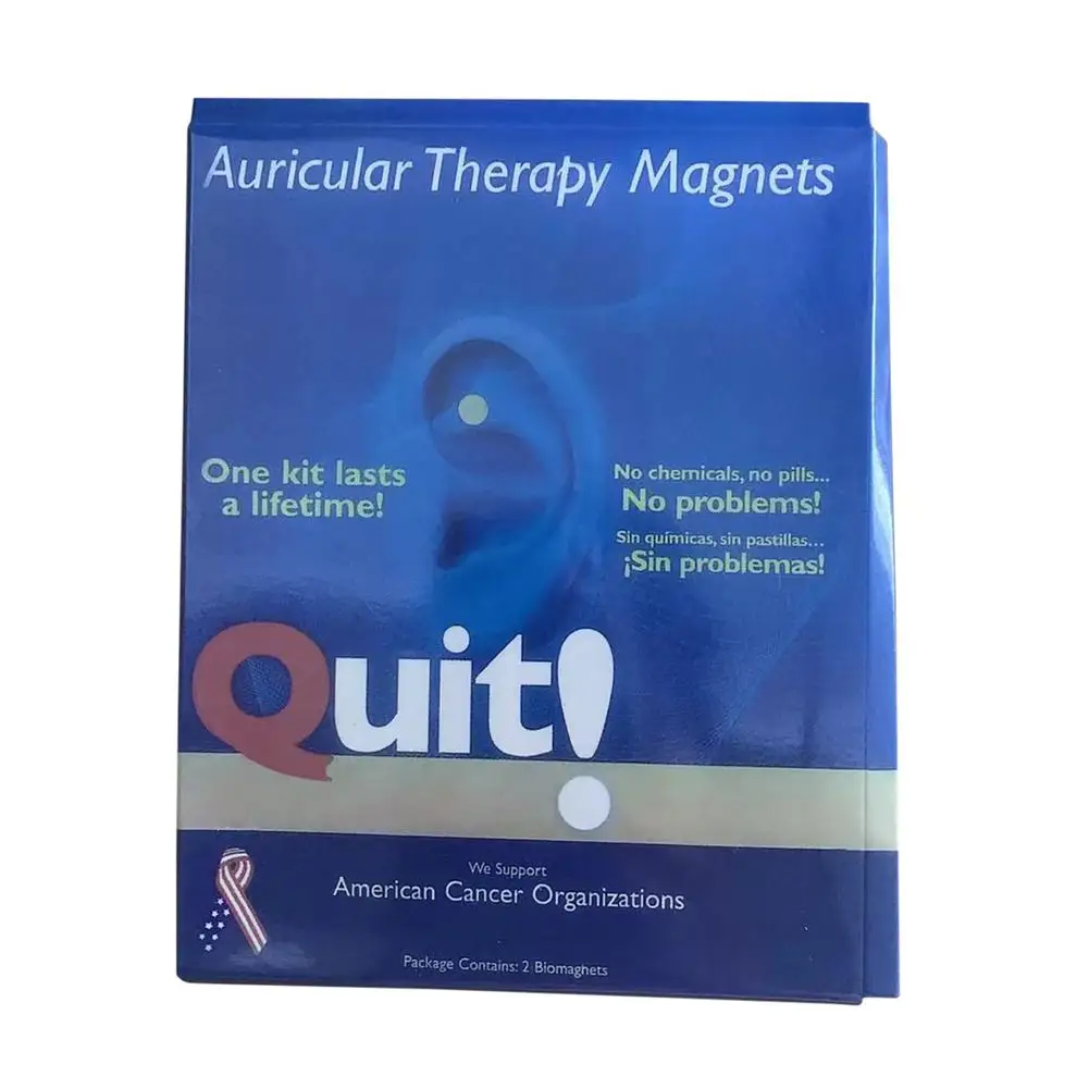 Magnetic Therapy Quit Stop Smoking Magnetic Therapy Ear Auricular Acupressure Smoke Magnet For Women Men Grown-up