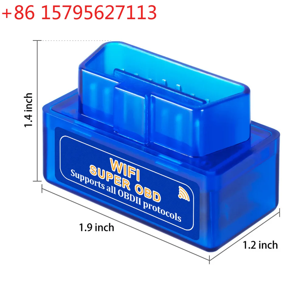 

Super MINI Mini wifiELM327OBD2 Car Detector 1.5 Blue PIC25K8