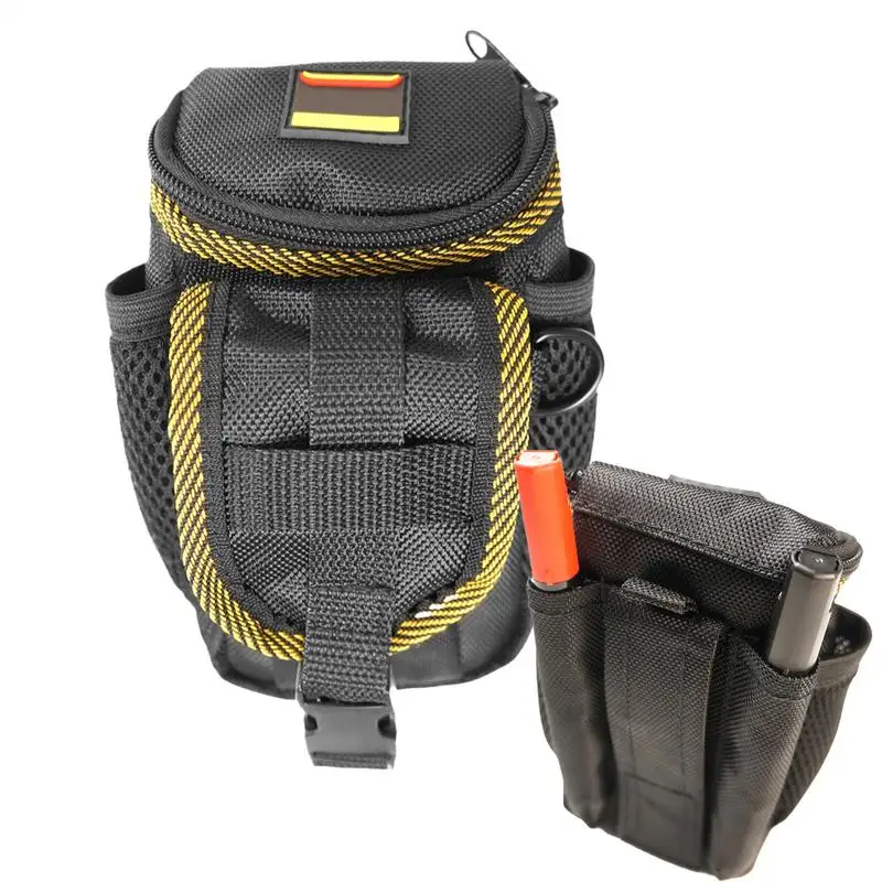 

Electricians Tool Pouch Storage Bag Utility Electrician Pouch Phone Holder Small Oxford Cloth Storage Organizer With Multiple