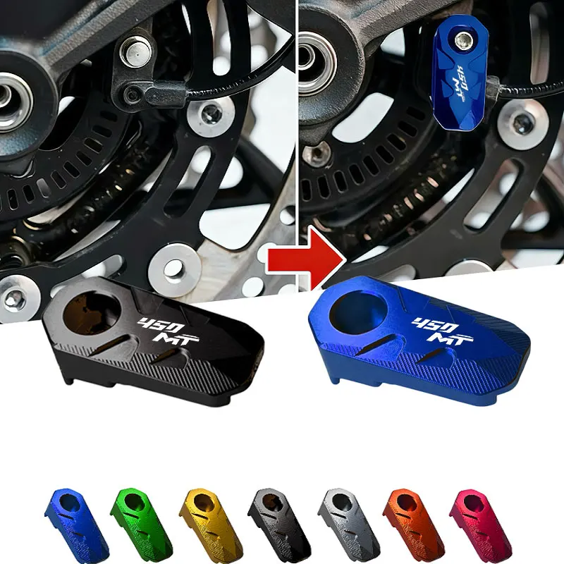for CFMOTO 450MT MT450 CF 450 MT Universal Aluminum Alloy Motorcycle ABS Sensor Protective Shell,Sensor Guard