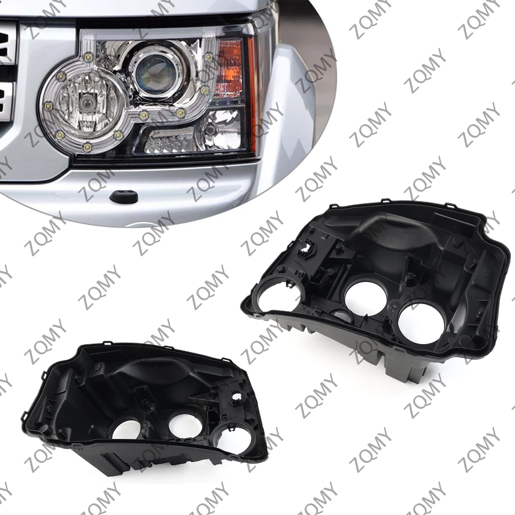 

2pcs Car Headlight Bottom Base Case Housing For Land Rover Discovery 4 LR4 2010 2011 2012 2013