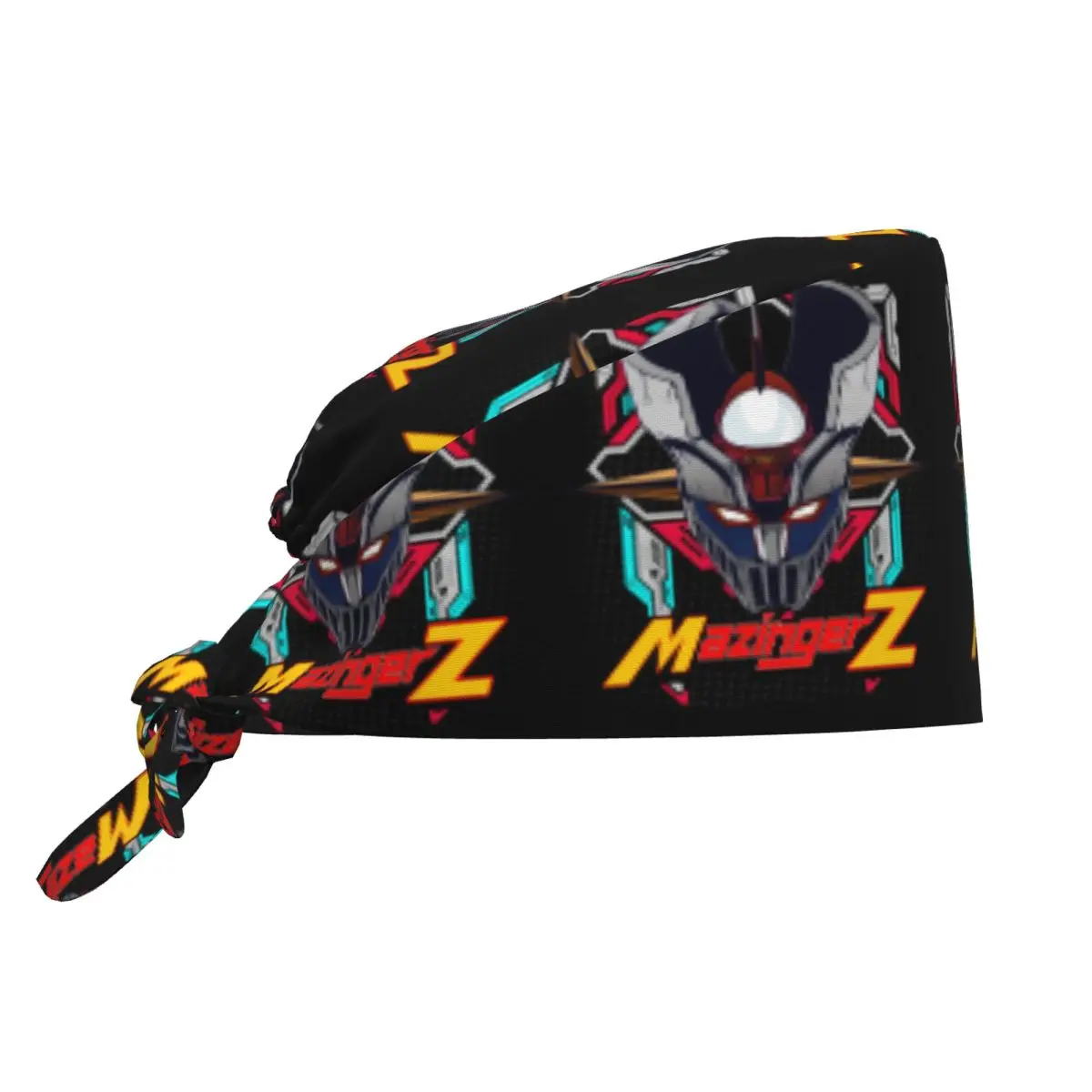 Mazinger Z Anime Medical Staff Scrubs Hat Unisex UFO Robot Goldorak   For Chef Hat Scrub Caps
