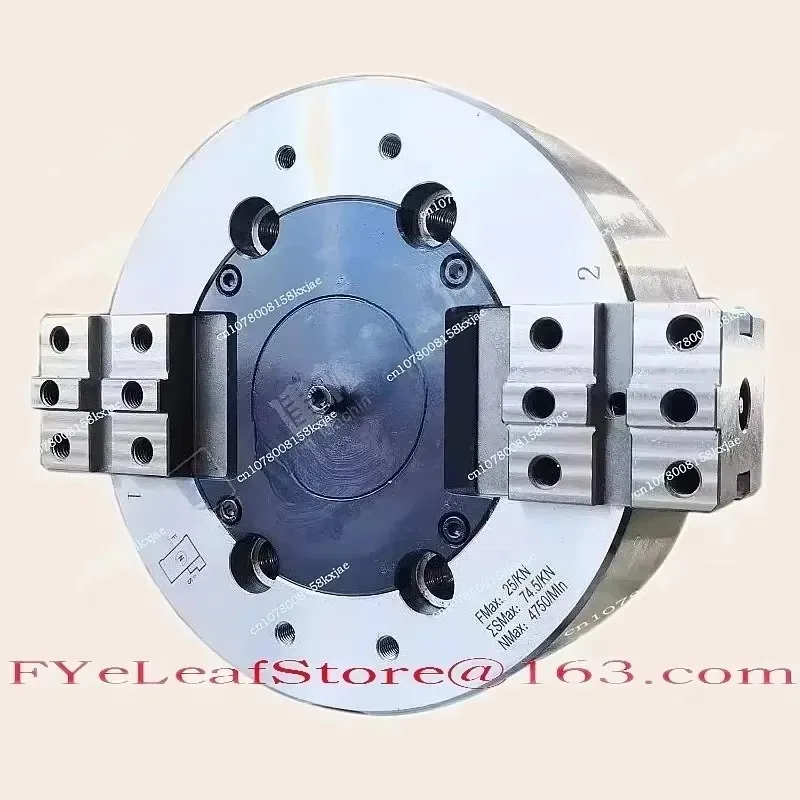 Hollow Two Jaw Centering Clamp Large Stroke Hydraulic Chuck for Irregular Workpieces