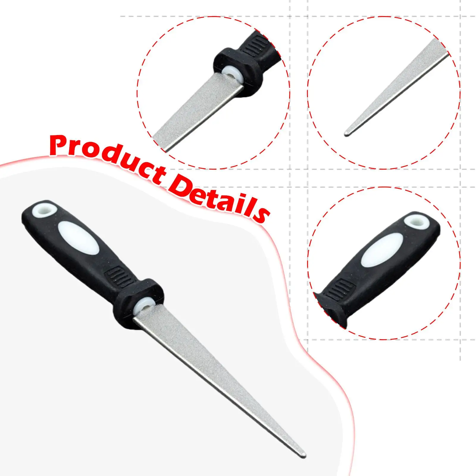 Sharpening File Kitchen Accessories Whetstone Stone Knife Sharpening Rod