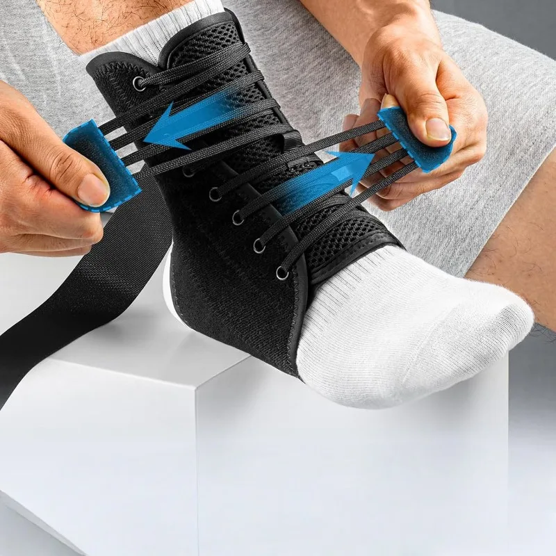 

Приятный для кожи мягкий профессиональный спортивный инвентарь, дышащая поддержка лодыжки, хит продаж, бандаж на лодыжку, поддержка против растяжения святого подарка