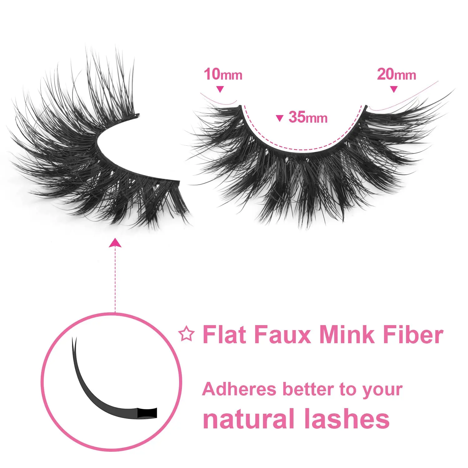 Fox Eyelashes 5 Pairs Cat Eye Lashes Wholesale Natural Look End Eye Elongate Fox Eye Handmade Faux Mink Lashes