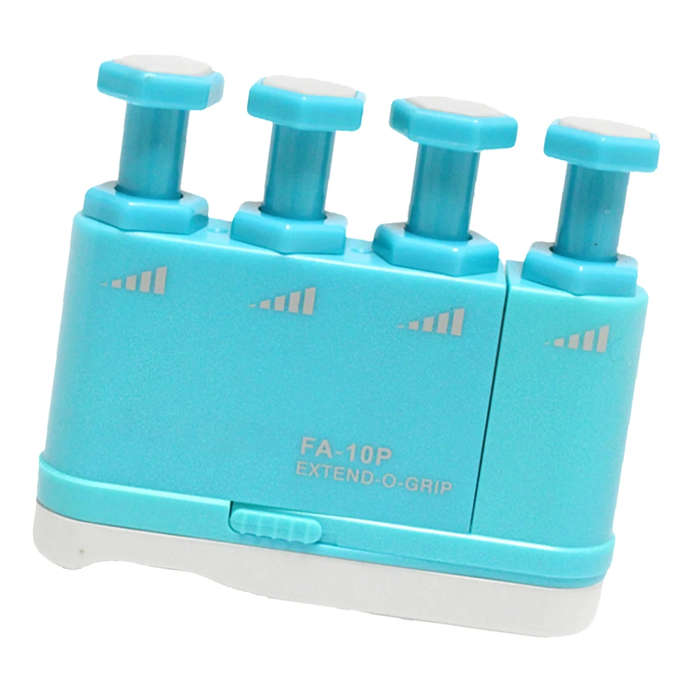 

1pc Finger Force Tension Trainer Ergonomic Hand Exerciser For Guitar Piano Players Portable Muscle Strengthener Black