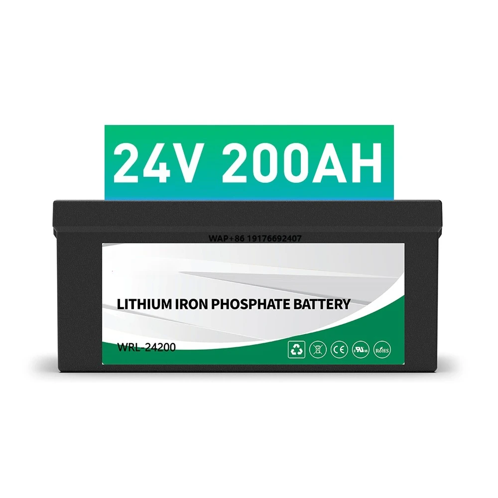 Weran 24V 200Ah Lithium Iron Phosphate Battery Long Cycle Life Rechargeable Battery Pack for off Grid Applications with UN38.3