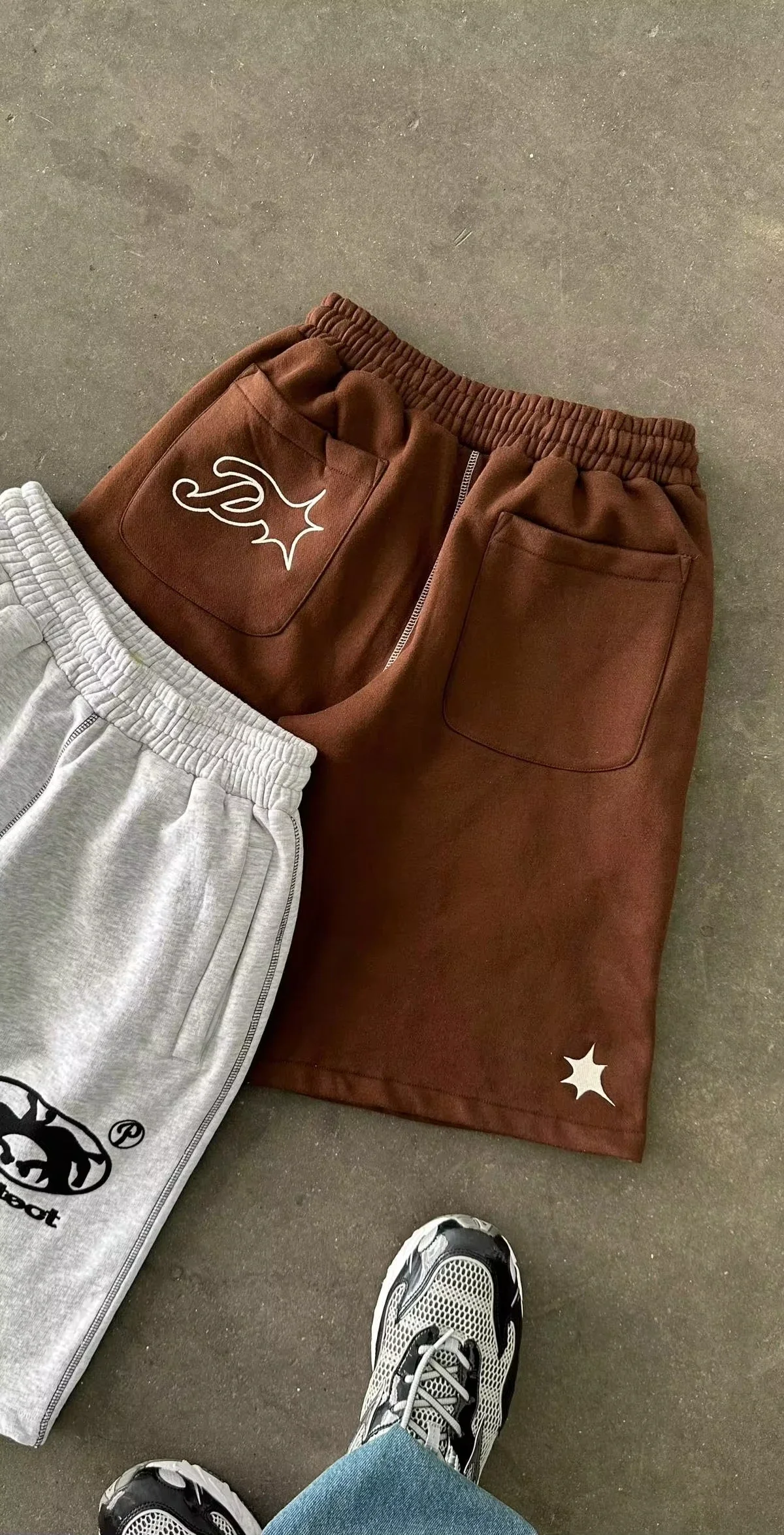 Men Casual Shorts Japanese Korean Sweatpants Breathable and Comfortable Y2k Suitable for Spring and Summer Vintage Street Fit