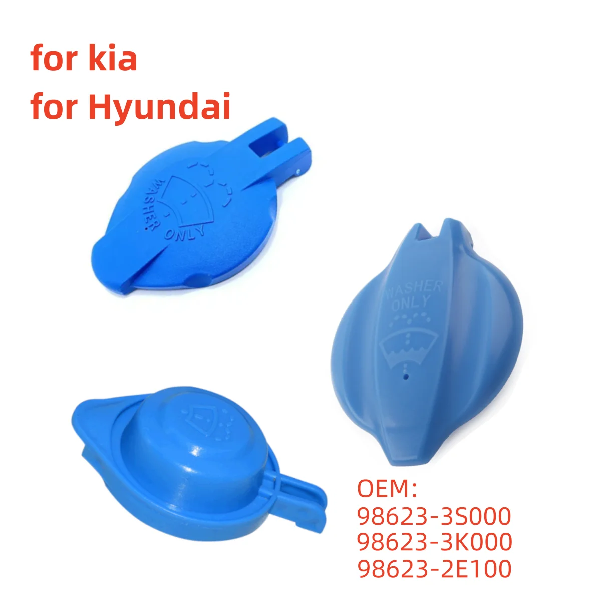 Car Windshield Wiper Washer Fluid Reservoir Cover Water Tank Bottle Lid Cap for Kia for Hyundai