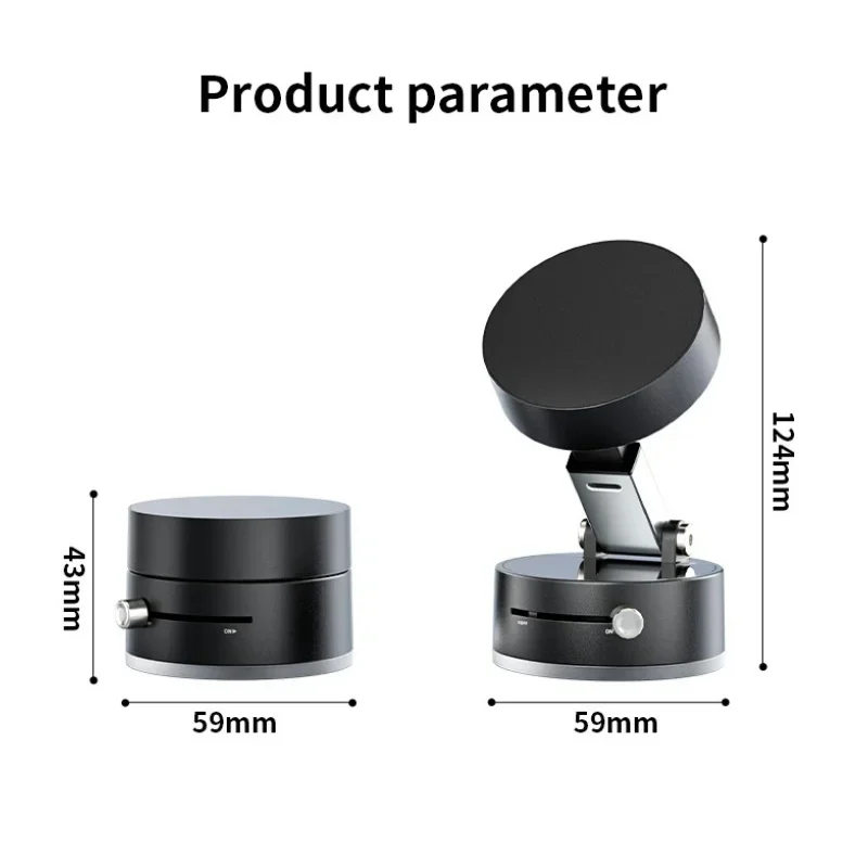 Double-Sided Vacuum Magnetic Car Mount Lazy Phone Holder Multifunctional Foldable Stand for iPhone Smartphone image 3