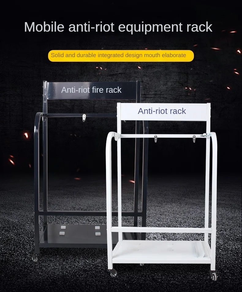 Explosion Prevention And Fire Protection Rack School Explosion-Proof Special Rack Pulley Movable Equipment Rack Equipment Rack