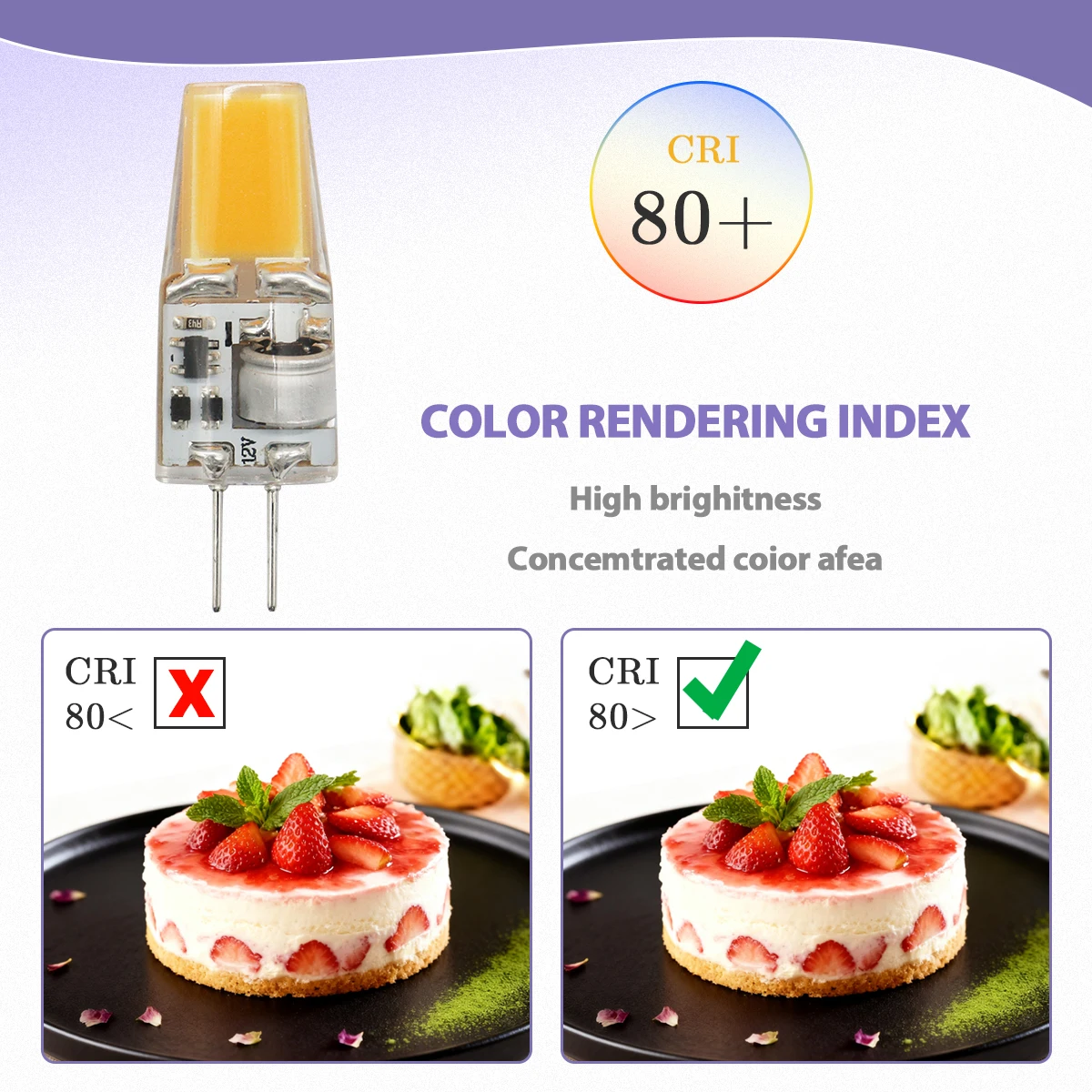 20 قطعة G4 LED COB مصباح 1.2 واط 2 واط 3 واط COB LED لمبة التيار المتناوب/تيار مستمر 12 فولت Lampada 3000 كيلو 4000 كيلو 6000 كيلو LED COB أضواء الثريا استبدال الهالوجين #3