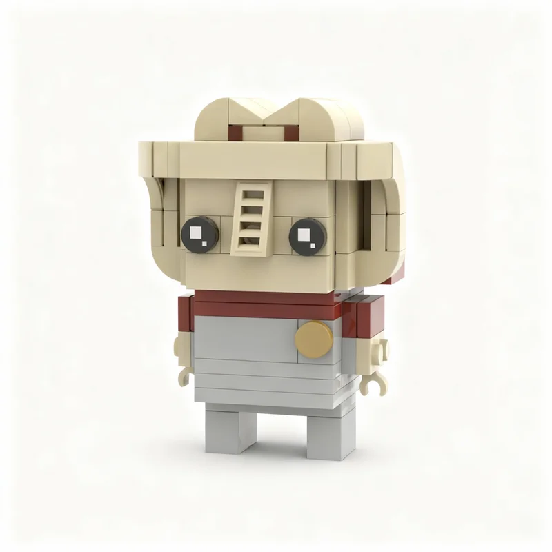 125pcs MOC Cadet Nog Brickheadz Model Building Blocks Architecture Education Assemble Idea Creative Birthday Christmas Gifts Toy
