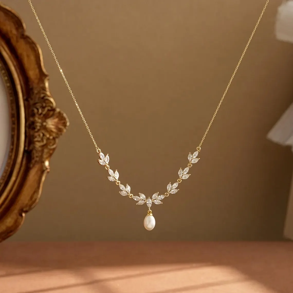 Neue 925 Sterling Silber Perlenkette, Persönlichkeits-Charm Perlenanhänger Choker, Geburtstagsgeschenk für Frauen, Exquisiter Schmuck – Detail 5