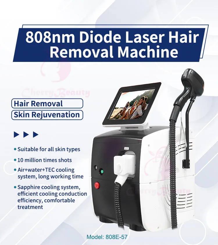 

Best 3000W Ice Platinum 3 Wavelength Diode Laser Hair Removal Machine Germany Bar lLser Hair Removal Painless Laser Epilator