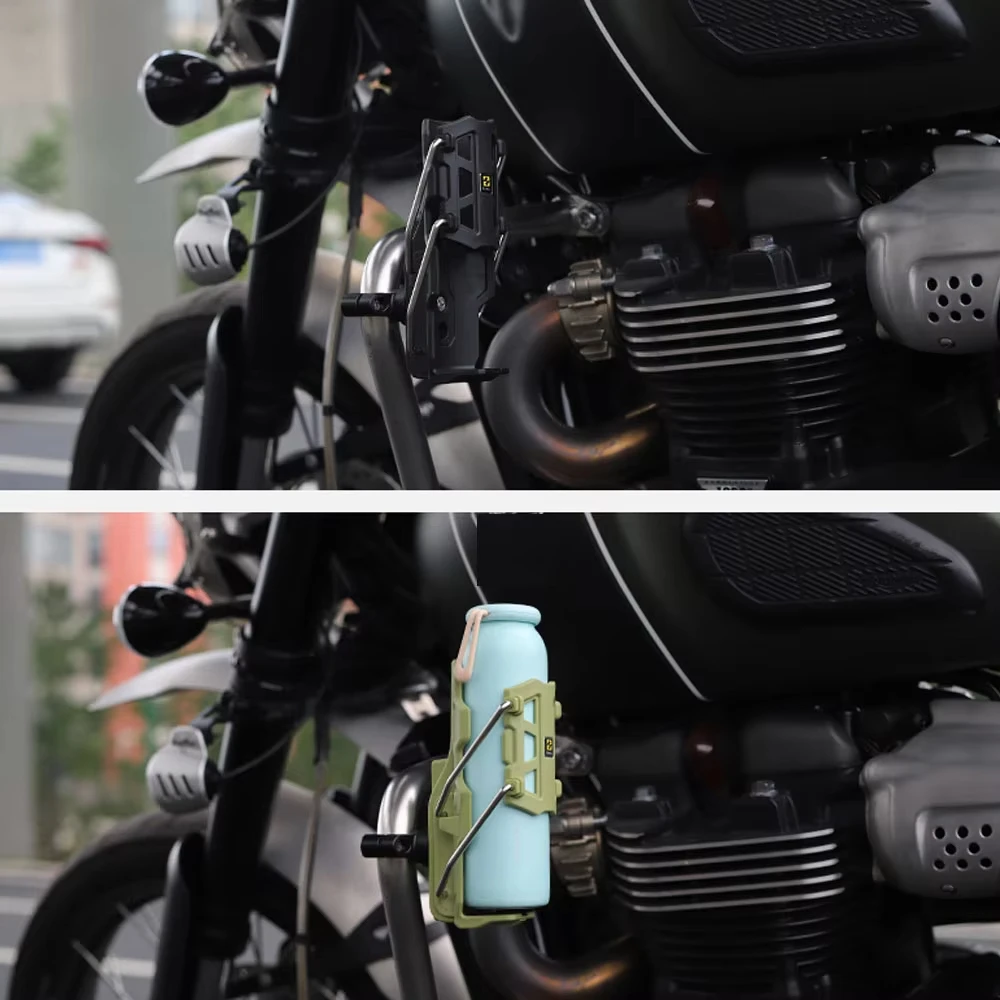 For BMW R1250GS R 1250 GS R1200GS Adventure R1200GS ADV Motorcycle CNC Beverage Water Bottle Cage Drink Cup Holder