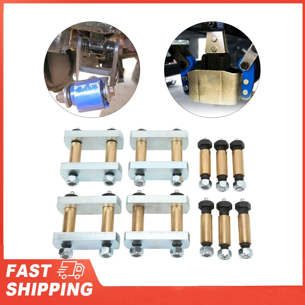 

Комплект скоб с листовой пружиной для тяжелых условий эксплуатации 3 1/8 дюйма с бронзовыми втулками — подходит для подвесок прицепа для автофургонов с тандемой осью (CRE3000), прочный