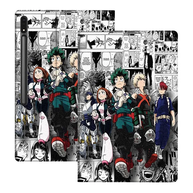 My Hero Academia para Samsung Galaxy Tab S10 S19 S8 S7 S6 FE Plus Lite Capa protetora para tablet