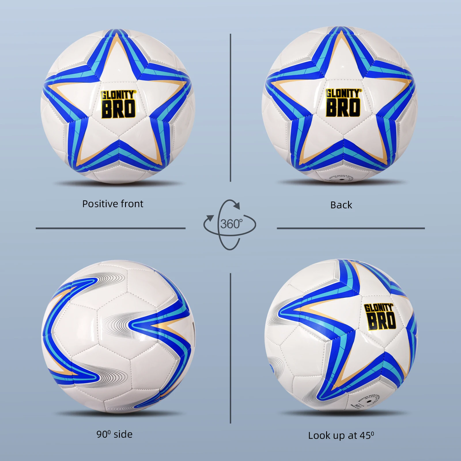 Bola de futebol-fósforo jogo treinamento de futebol wear-resist bola-tamanho 5 para crianças e adultos jovens homens dentro e ao ar livre macio pu equipe de futebol branco