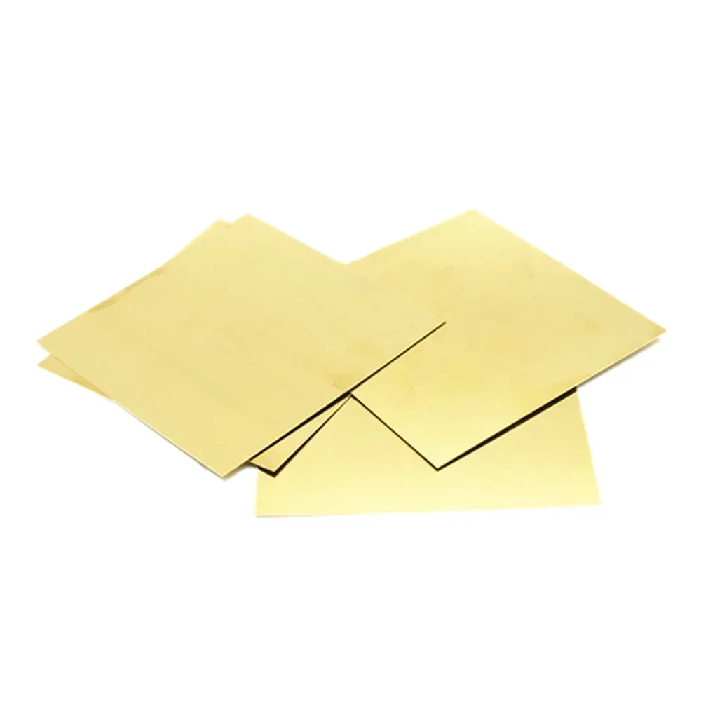 

H62 Brass Plate Brass Sheet Piece Bar Block Pure Foil Thin Copper Sheet Retail 100x100mm Thick 1-6mm