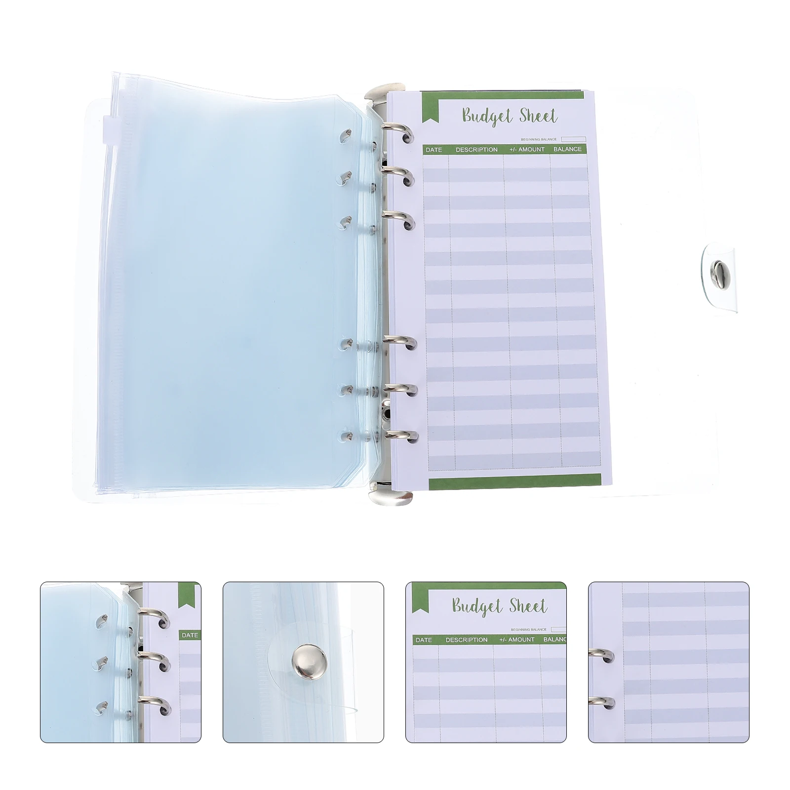 

Loose- Notebook Notepad Budget Planning Handbook Practical Cash Books