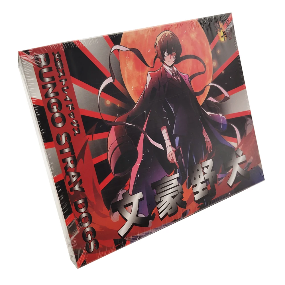 Hot Blooded Reasoning Anime Bungo Stray Dogs Collection Card Fans Like Exquisite Enchanting Characters Trendy Cards Kids Gifts