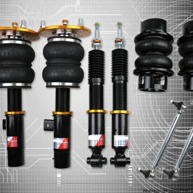 

Force Damping Adjustable 32 ways 16 ways levels adjusting rubber Air spring shocks for BMW F30