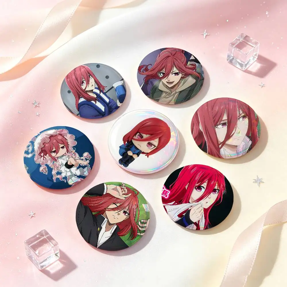 Chigiri H-hyoma Badges Badges 25 32 44 58 75 Mm Round Cosplay Pin Bag Decor Fans Collect Friends Gifts Brooch Souvenir