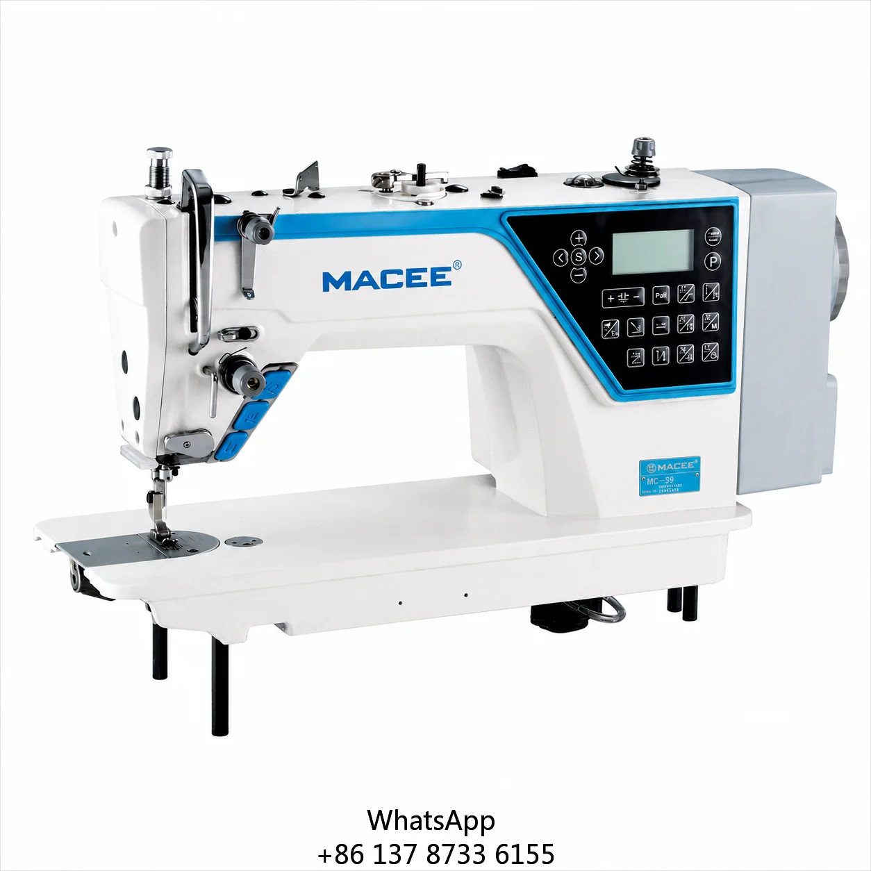 MC-S9 Single Stepping Motor Single Needle Lockstitch Sewing Machine