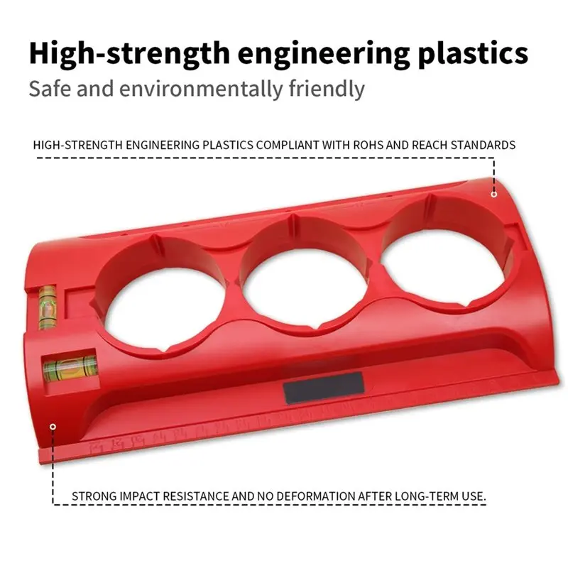 A26I-Balance Locator Measuring Tool-Plastic Punching Hole Fixing Clamp Durable,Adjustable For Drilling