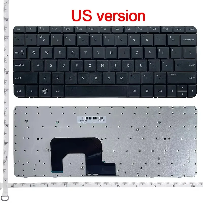 GZEELE new for HP Mini 1103 210-3000 110-3500 110-4100 200-4000 210-3025sa 210-2037 110-3608er US English Keyboard 653855-001