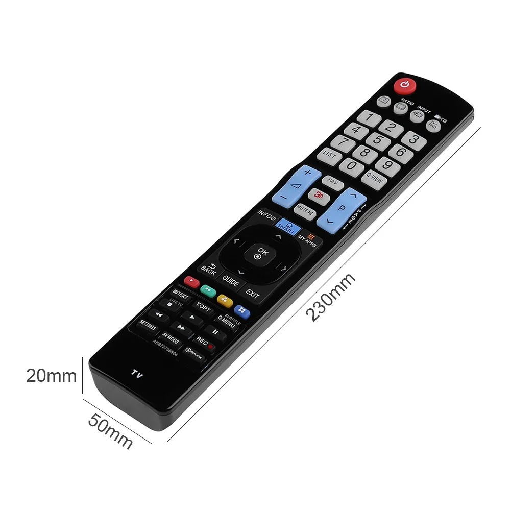 Universal Plastic LCD TV Remote Control Replacement for LG AKB73756504 AKB73756510 AKB73756502 AKB73615303 AKB73275618 60LA620S