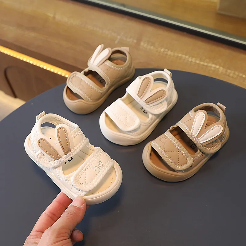 2024summer0one2baby girl soft bottom sandals toddler boy's shoes