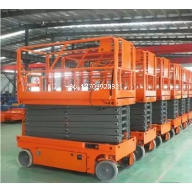 Customized Mobile Self-Propelled Scaffolding Hydraulic High Lifting Scissor Lift Platform with Remote Controller