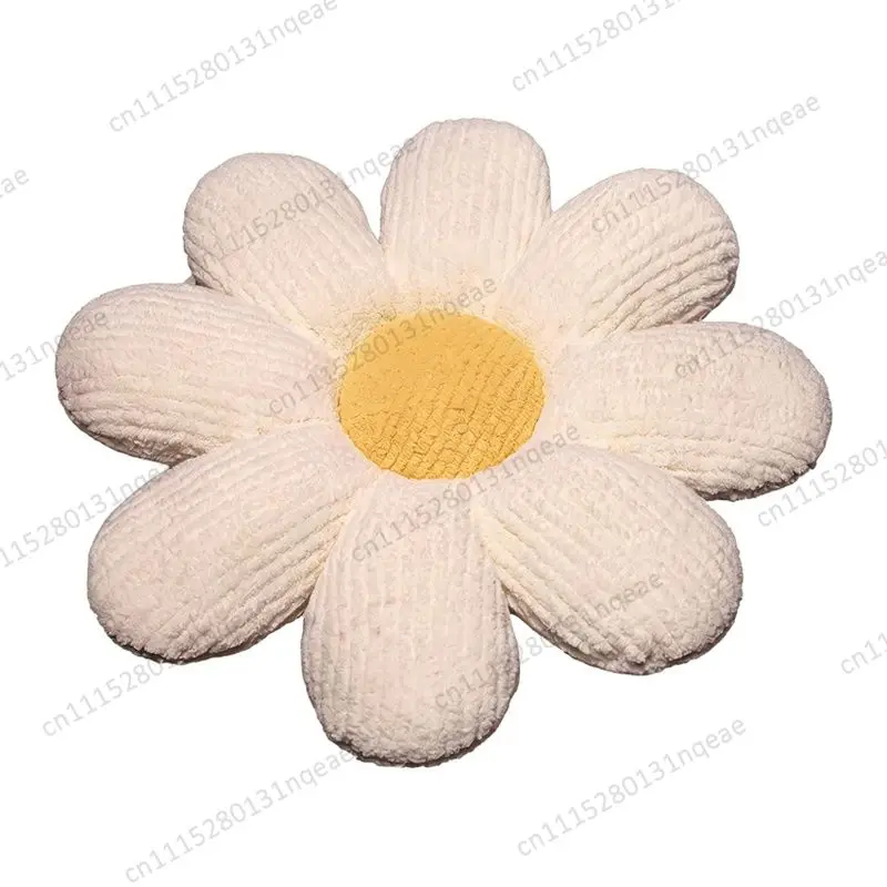 Petal-shaped Plush Floor Mat, Window Sill Cushion, Bedroom Bay Window, Living Room Non-slip Thickened