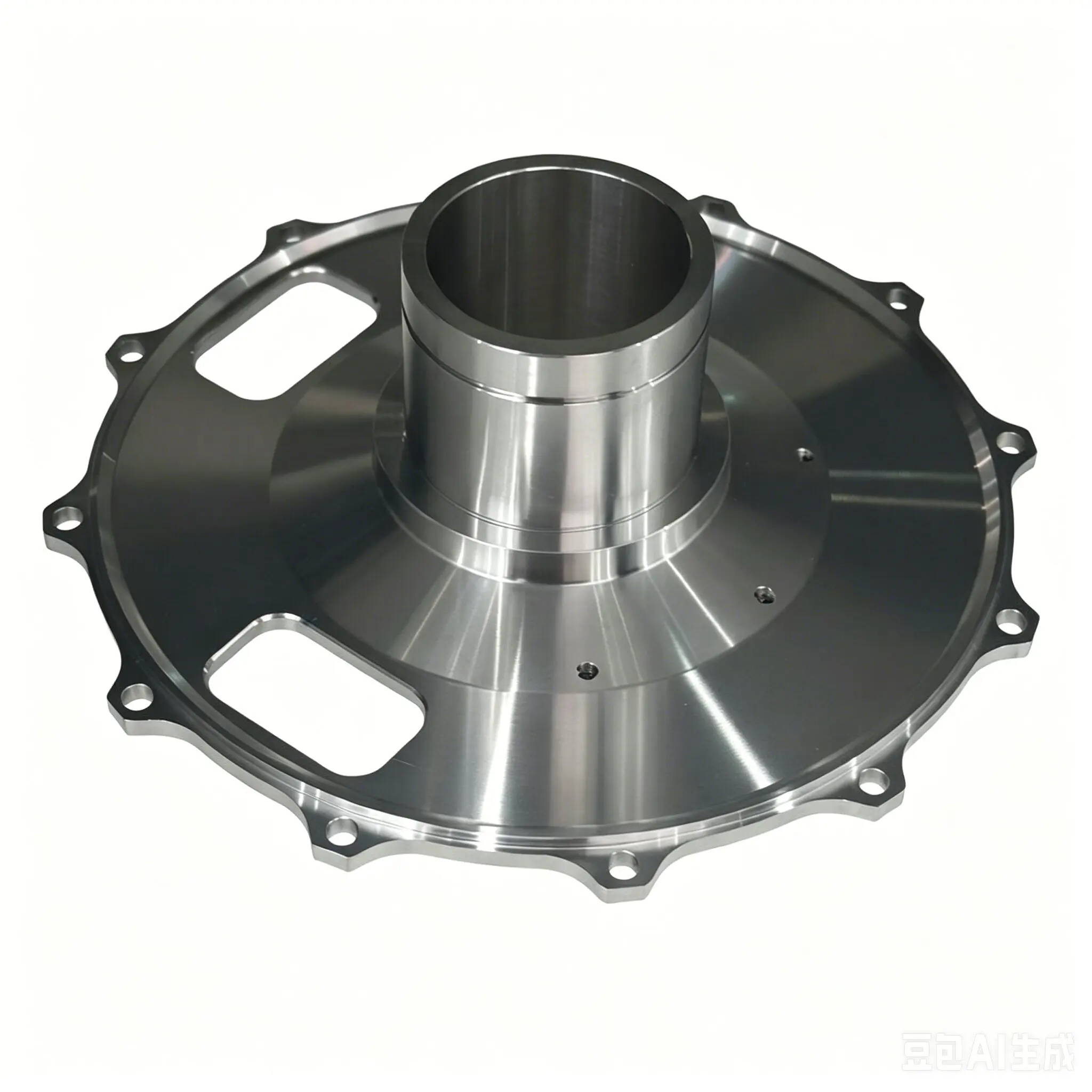 

Custom Size CNC Machined Aluminum Flange Plate Polished Alloy Motor Connecting Industrial Mechanical Components