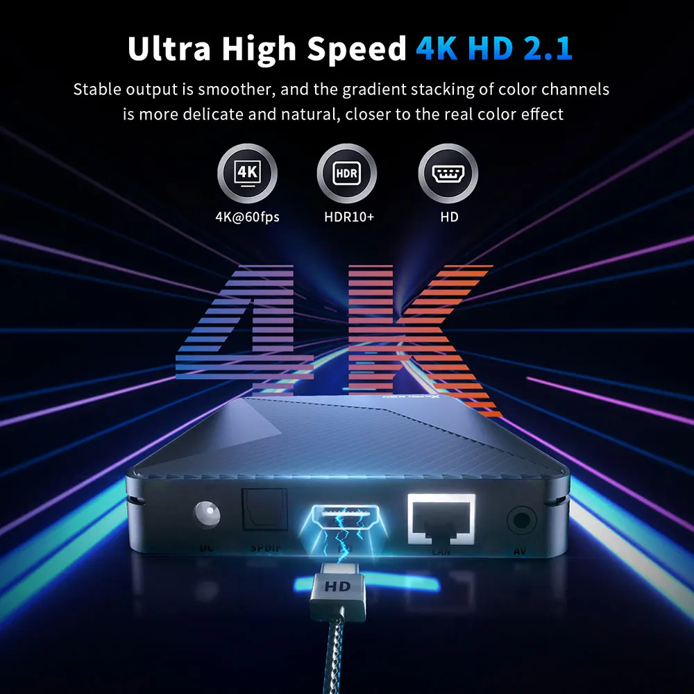 X88 Pro X5M TV Box Android14 Amlogic S905X5M 2.0 جيجا هرتز 64 بت رباعي النواة Cortex-A55 يدعم 4K HDR Dual Wifi BT5.0 X5M Set Top Box