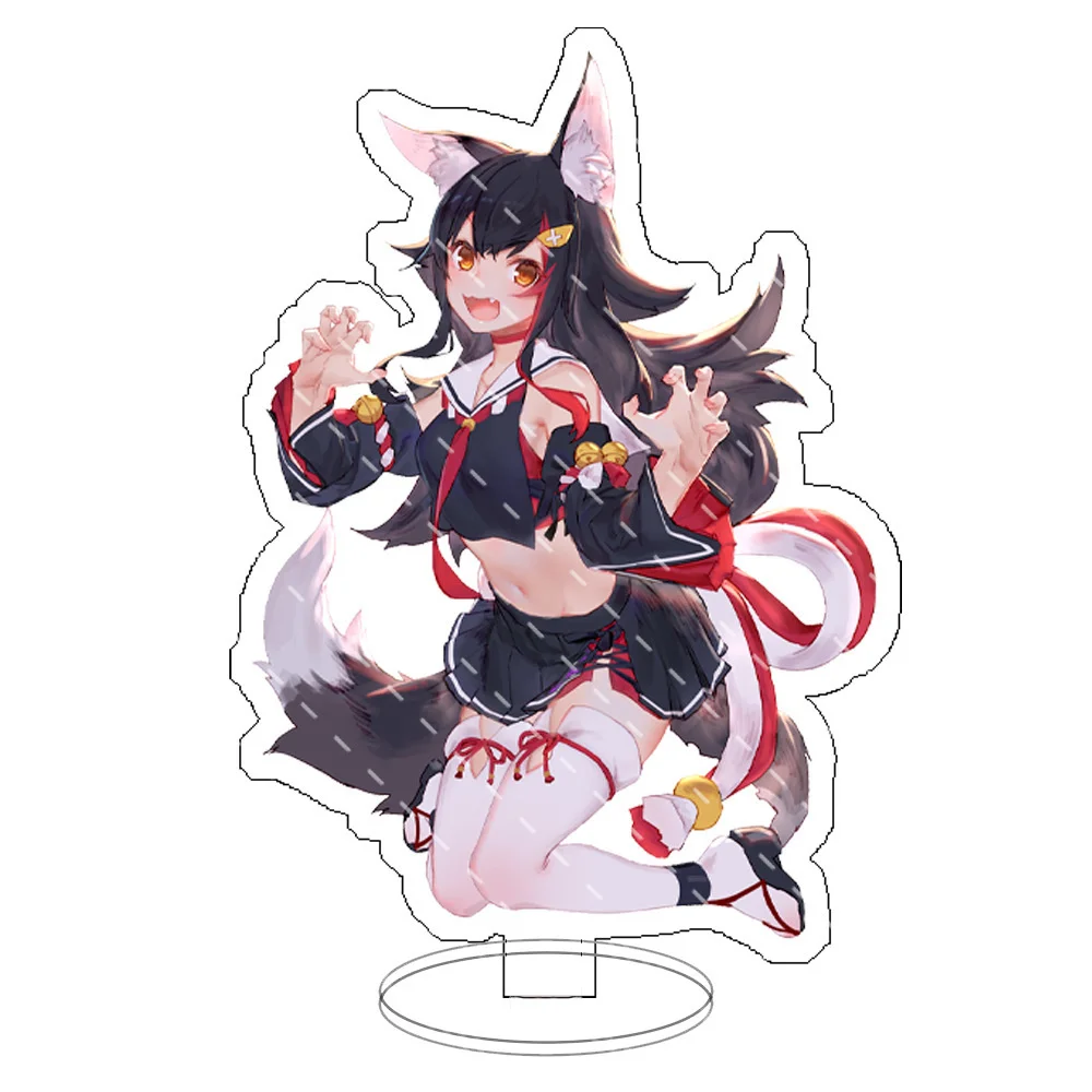 Japan Anime Hololive Vtuber Acrylic Stand Model Figure Cosplay Plate Holder Topper Birthday Fans Christmas Desk Decor Plate Gift