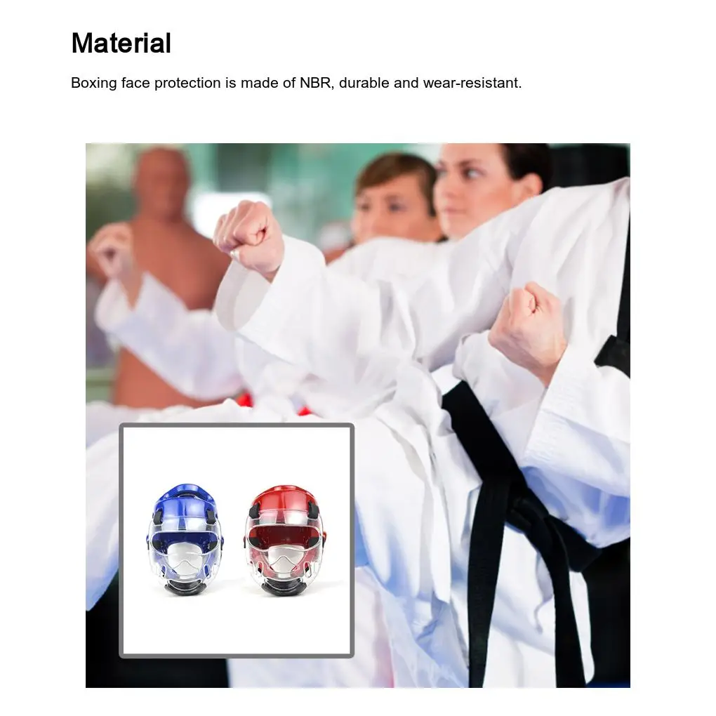 Taekwondo headgear thickening karate helmet adult children Sanda Boxing Helmet mask Muay Thai protective gear Headguard XS-XL