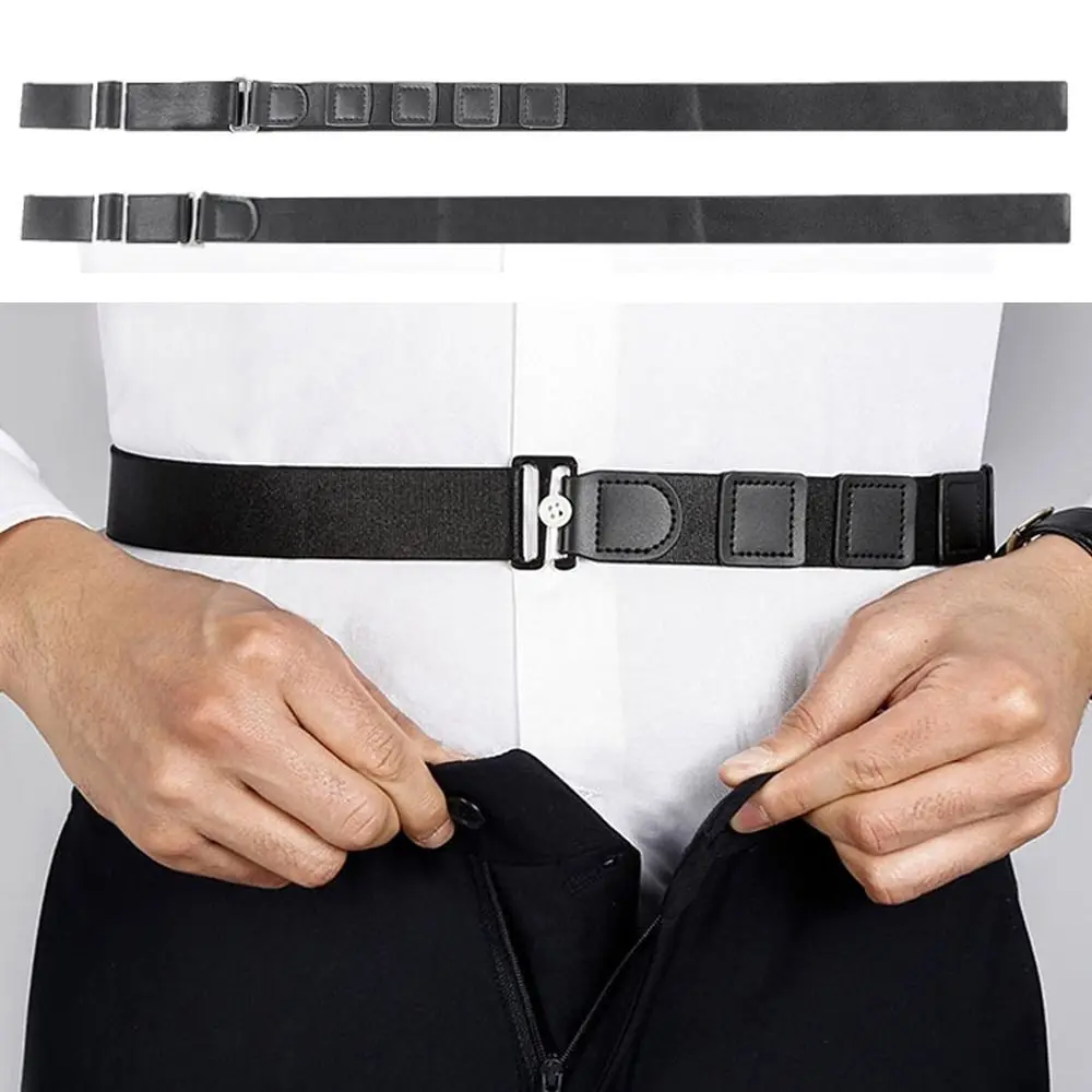 Creative Adjustable Shirt Stay Belt Elastic Non-slip Shirt Fixed Holder Shirt Wrinkle-Proof Strap Lock Belt For Men Women