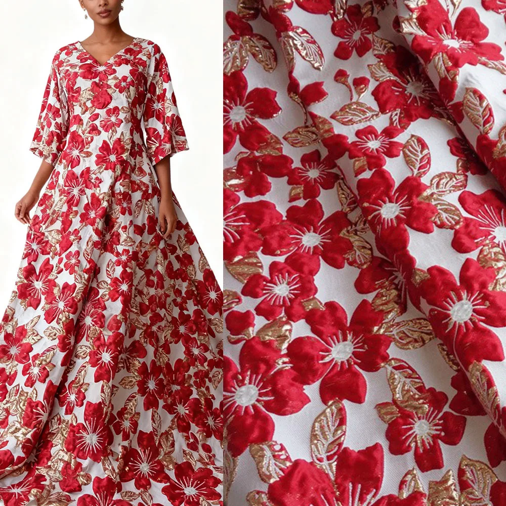 

5 Meters African Party Wear Lace Fabric, Embroidered Organza Material for Women's Clothing, Premium DIY Laces for Sewing