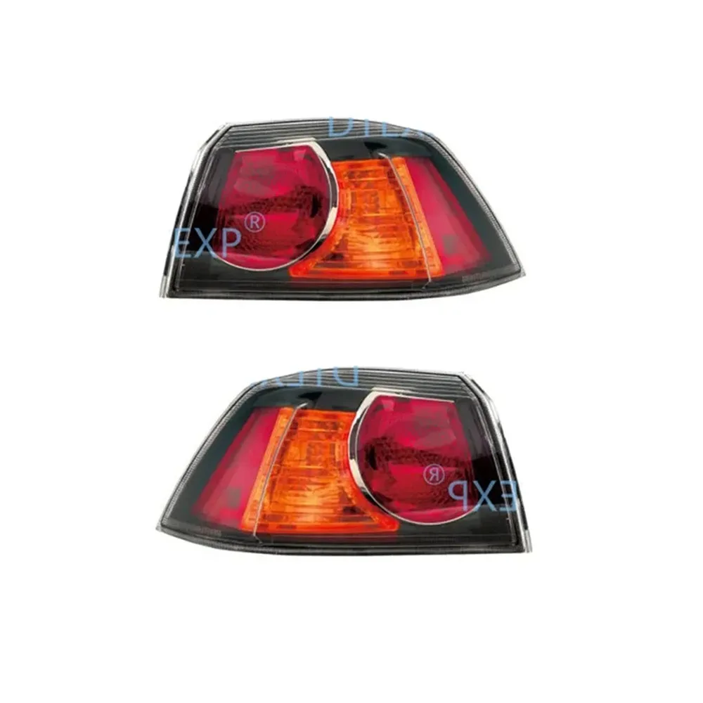 1 Piece Outside Balck Stop Lamp for Lancer CX CY CZ 8330A107 2007-2017 Rear Tail Lamps for EVO Halogen with Bulb Warning Light