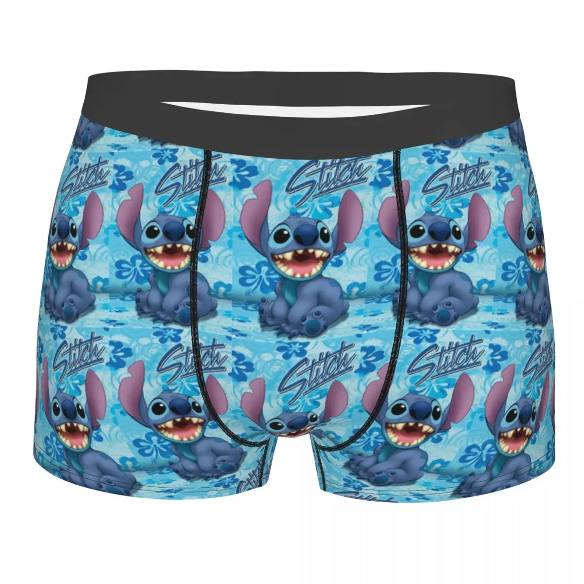 

Крутые боксеры Lilo Stitch с героями мультфильмов аниме манга, шорты, мужские удобные трусы, нижнее белье