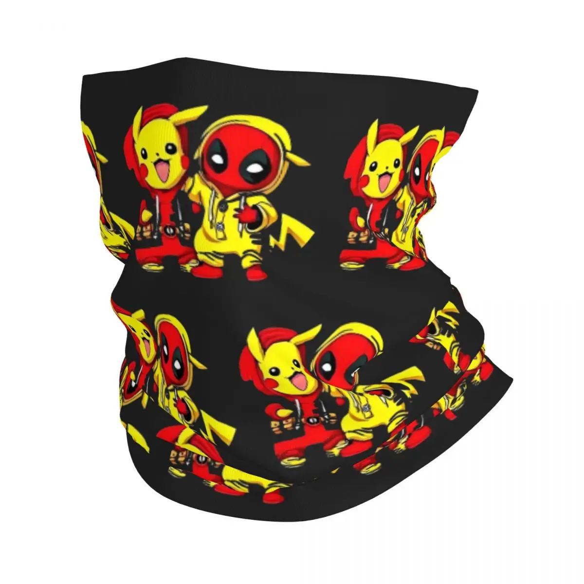 مخصص P-Pikachus باندانا الرقبة الجراب UV حماية الوجه وشاح غطاء الرجال النساء سلسلة ألعاب الفيديو عقال أنبوب بالاكلافا