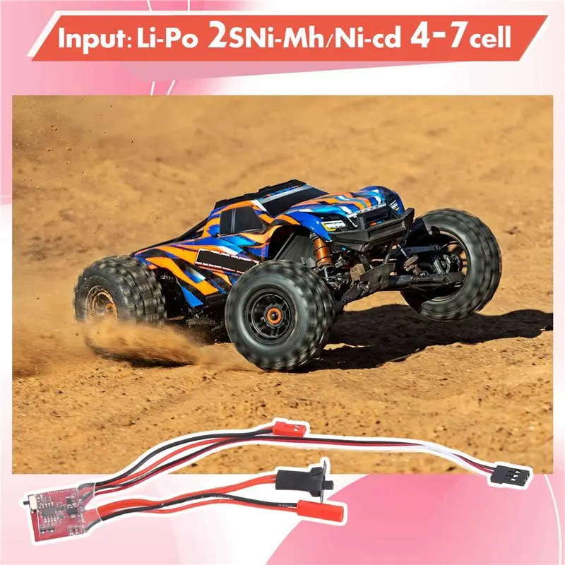 YSUN-4PCS RC Car 30A ESC Forward Reverse Brush Brake Dual Way ESC Motor Speed Controller For 1/16 1/18 1/24 Car Boat Tank