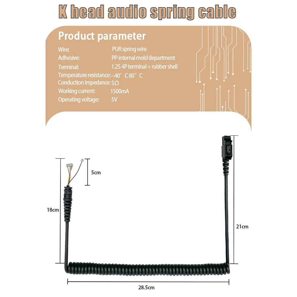 ل XPR3300 ل XPR3500 ميكروفون مكبر الصوت للاستخدام في السيارة ABS ، ميكروفون مكبر الصوت المعدني IMPRES تكنولوجيا الصوت
