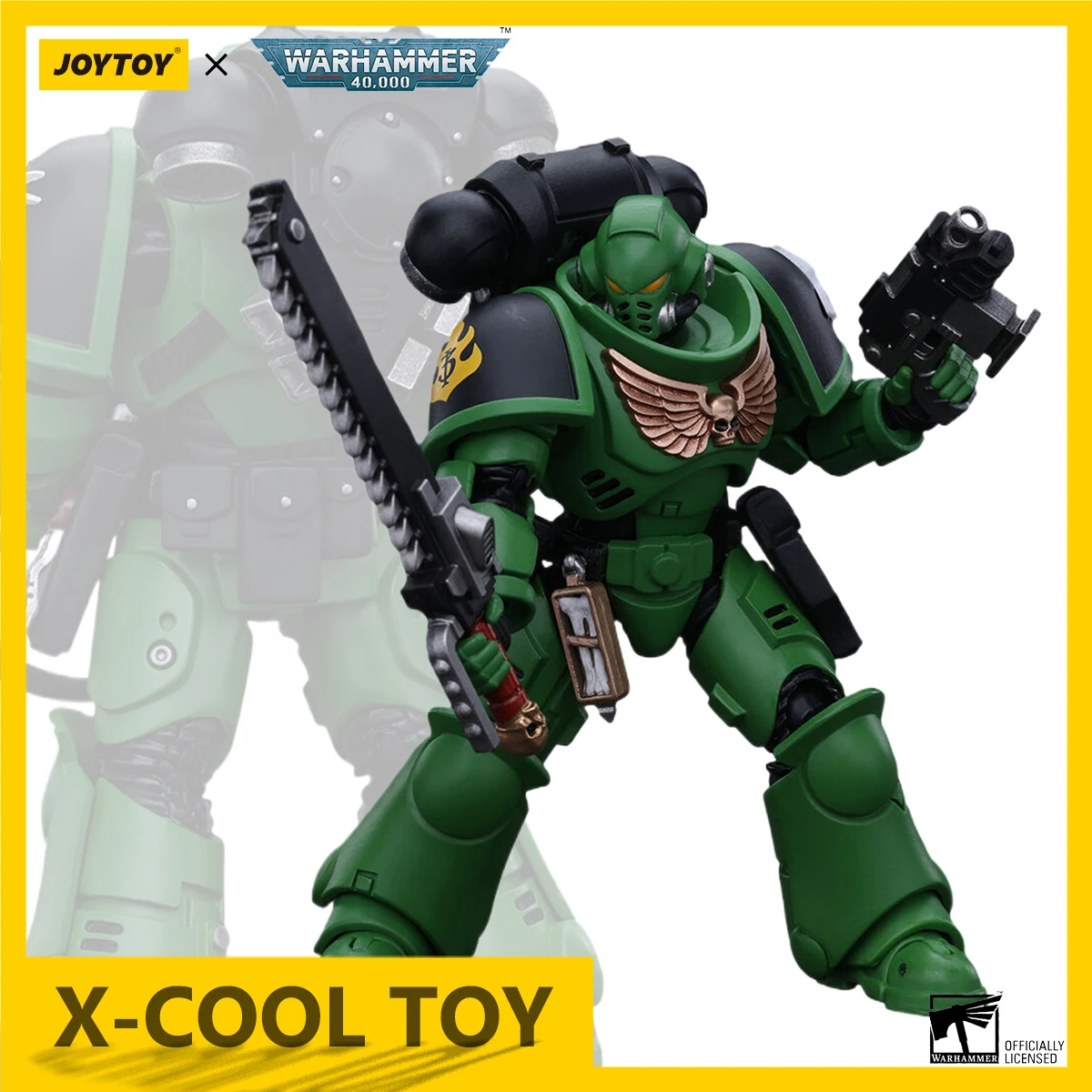 JOYTOY Warhammer 40K Salamanders Intercessors Actionfigur Bruder Haecule Figur Gelenke Bewegliche Figur Anime Modell Spielzeug Geschenk