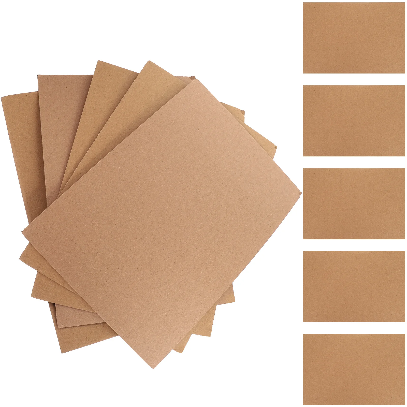 10 Sheets Corrugated Cardboard Express Packaging Paper Industrial A4 Size Empty Boxes for Moving Delivery Packing Multifunction